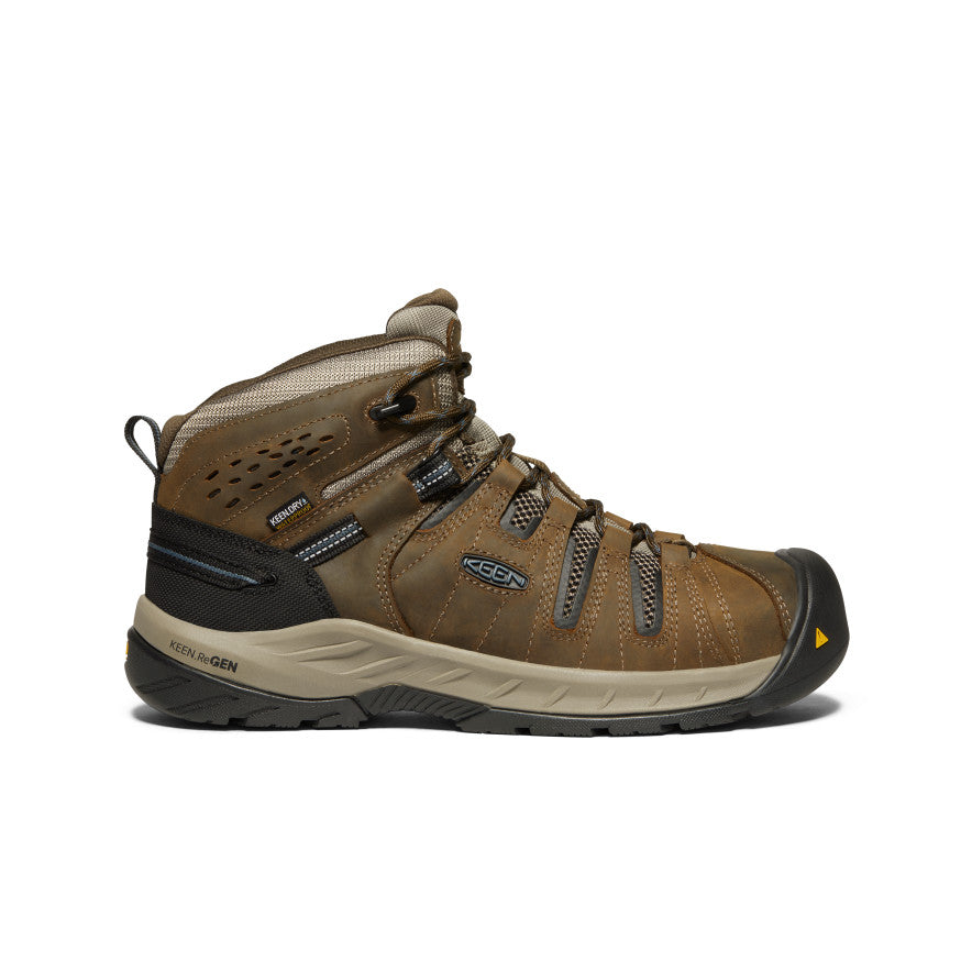 Men's Flint II Waterproof Boot (Steel Toe) Cascade Brown/Orion Blue - Image 1