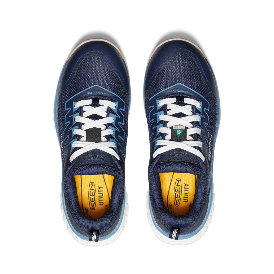 Women's CSA Arvada Work Sneaker (Carbon Toe) Naval Academy/Peach Whip - Image 4