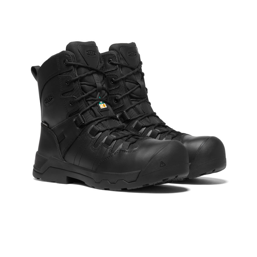 Vyriški CSA Oshawa+ 8 colių atsparūs vandeniui batai (anglies pluošto apsauga pirštams) Black/Black - Paveikslėlis 2