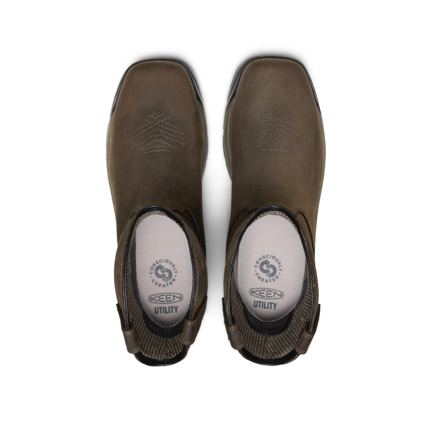 Vyriški CSA Flatland Pull-On neperšlampami darbiniai batai (su anglies pluošto nosele) Dark Brown/Black - Paveikslėlis 4