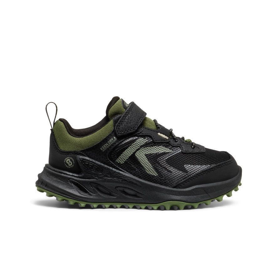 Little Kids' Zionic Waterproof Shoe Black/Bronze Green - Image 1