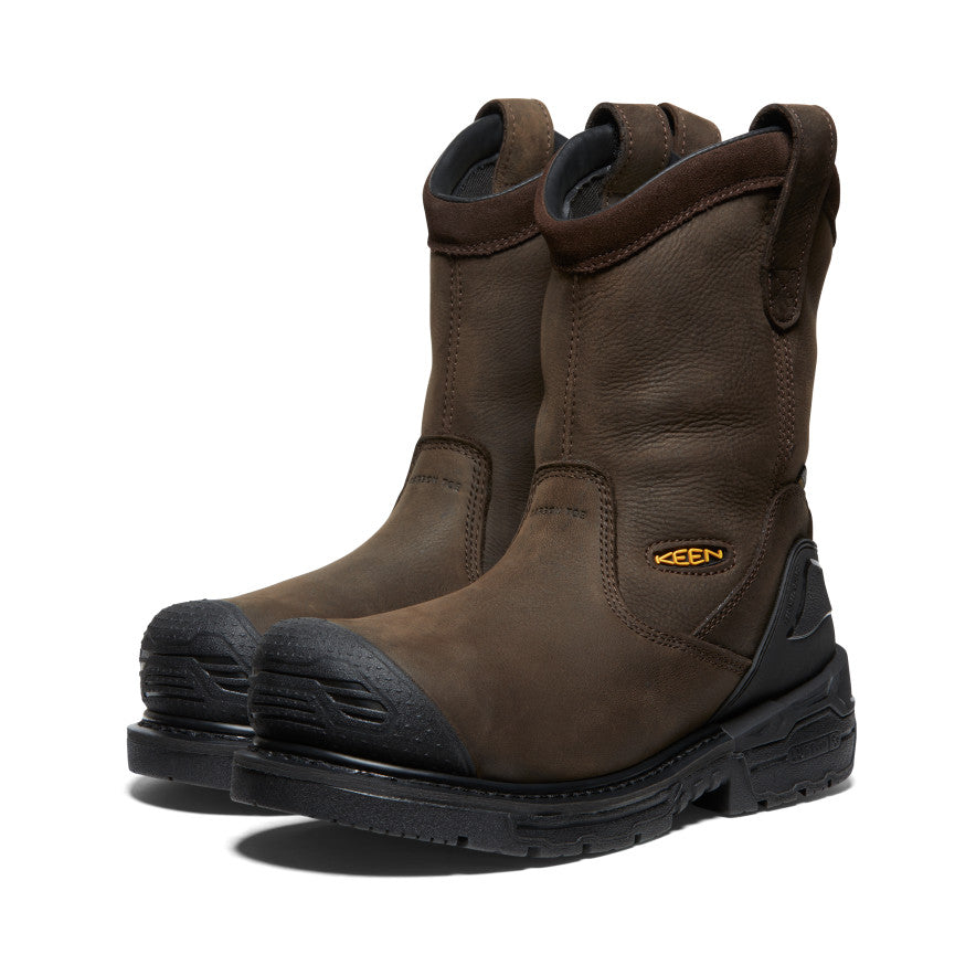 Men's CSA Philadelphia Wellington Waterproof (Carbon Toe) Cascade Brown/Black - Image 2