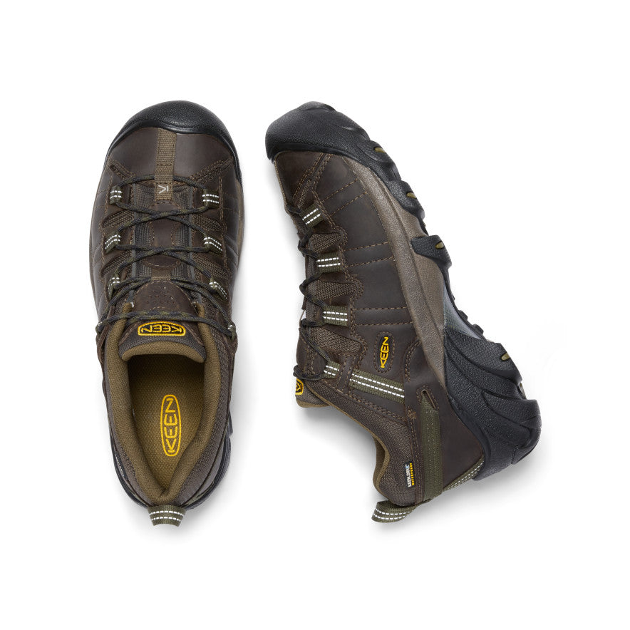 Men's Targhee II Waterproof Wide Canteen/Dark Olive