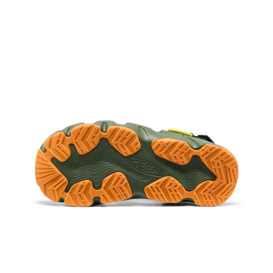 Didelių vaikų „HyperFLT Clog“ Bronze Green/Orange Peel