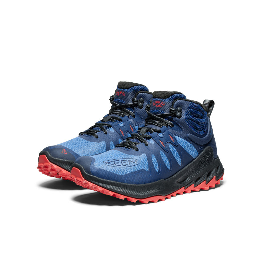 Men's Zionic Waterproof Hiking Boot Coronet Blue/Poppy Red