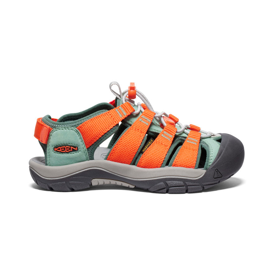 Big Kids' Newport Boundless Sandal Granite Green/Scarlet Ibis