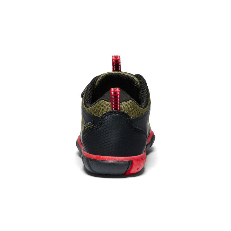 Little Kids' Tread Rover Waterproof Sneaker Martini Olive/Red Carpet - Image 5