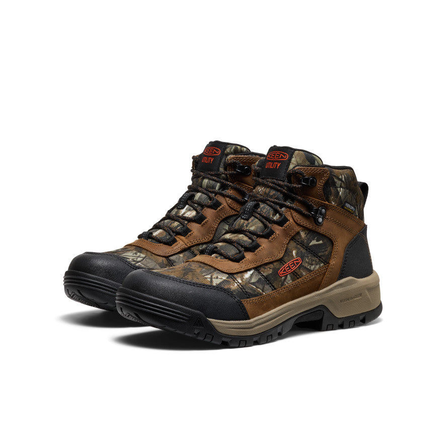 Vyriški Skokie vandeniui atsparūs darbiniai batai (minkštas priekis) Camo/Black