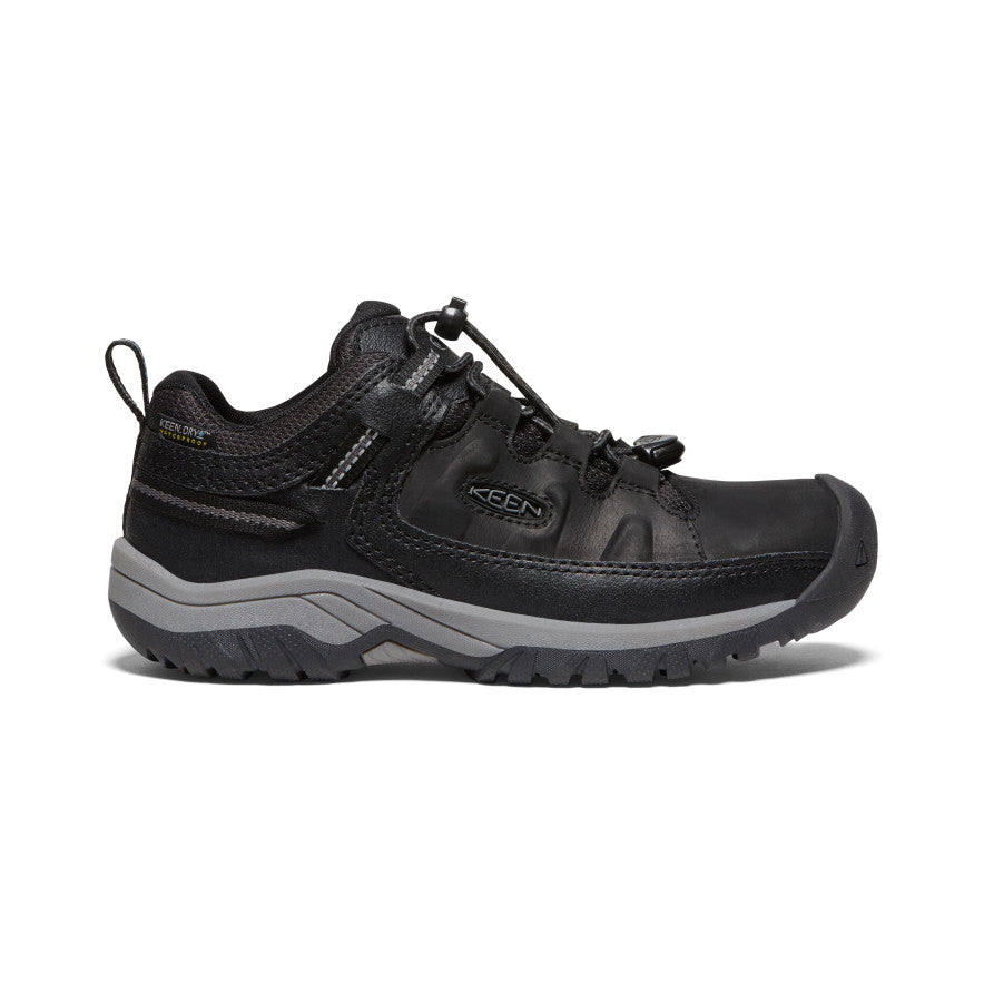 Big Kids' Targhee Waterproof Shoe Black/Steel Grey - Image 1