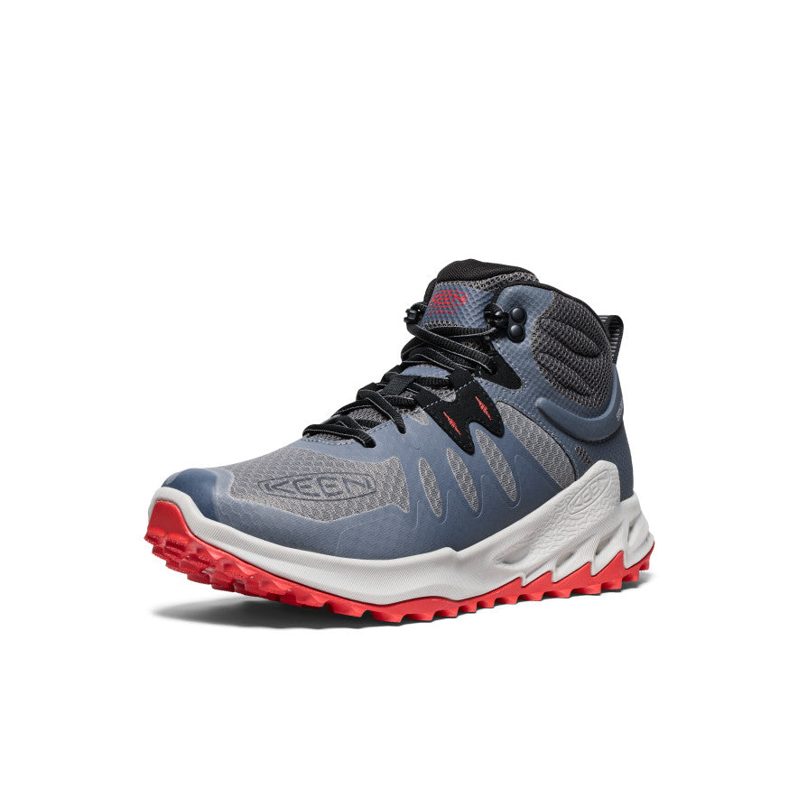 Men's Zionic Waterproof Hiking Boot Steel Grey/Poppy Red