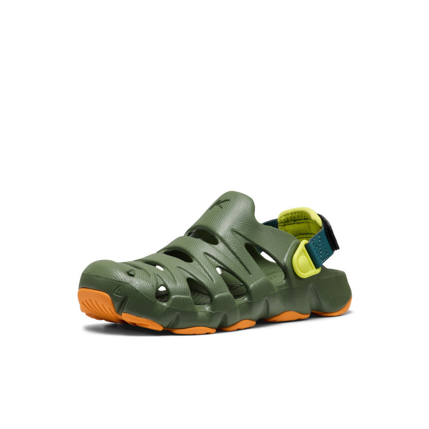 Didelių vaikų „HyperFLT Clog“ Bronze Green/Orange Peel