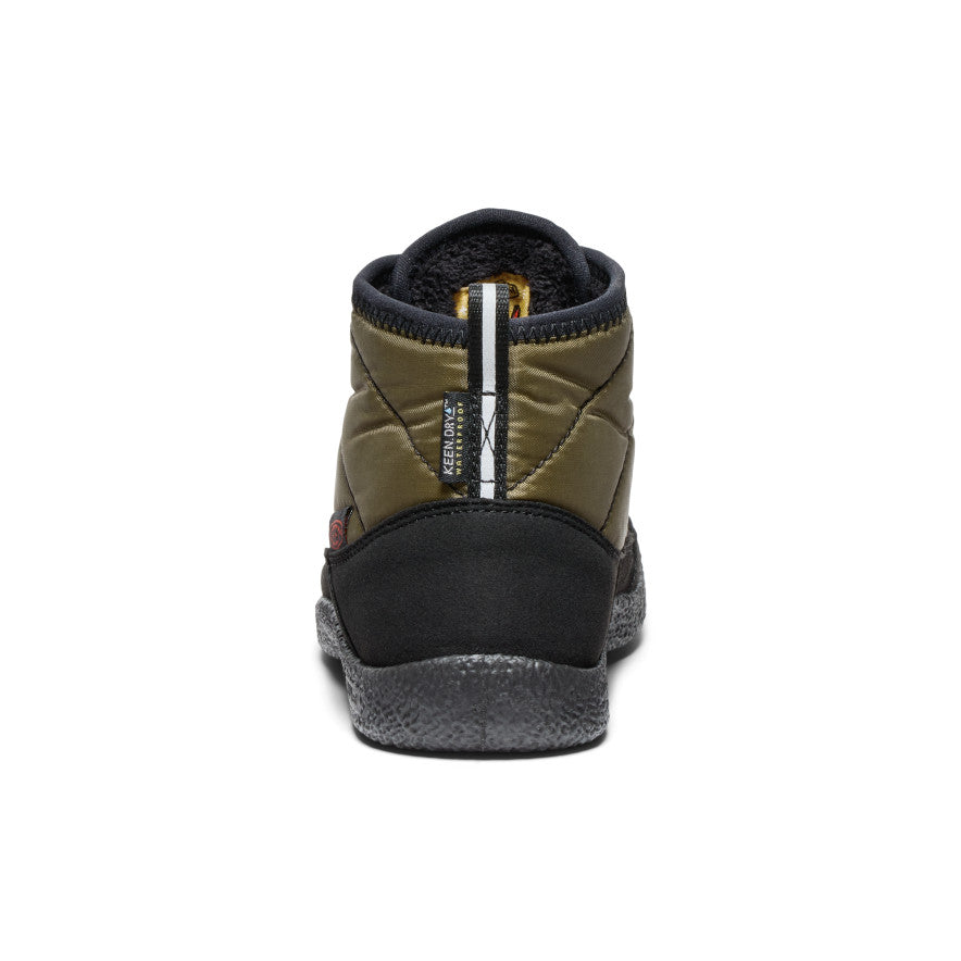 Big Kids' Howser II Waterproof Chukka Dark Olive/Gold Flame - Image 5