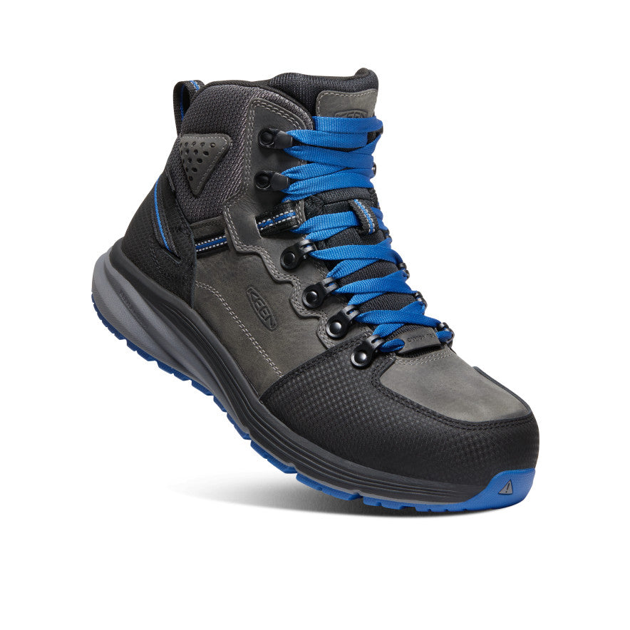 Men's Red Hook Waterproof Boot (Carbon Toe) Steel Grey/Bright Cobalt